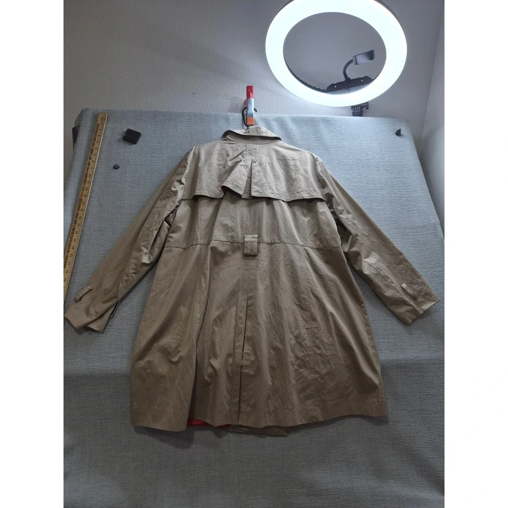 Torrid Trench Coat Womens 2 Beige Lined Vented Back Double Breasted Winter Wear